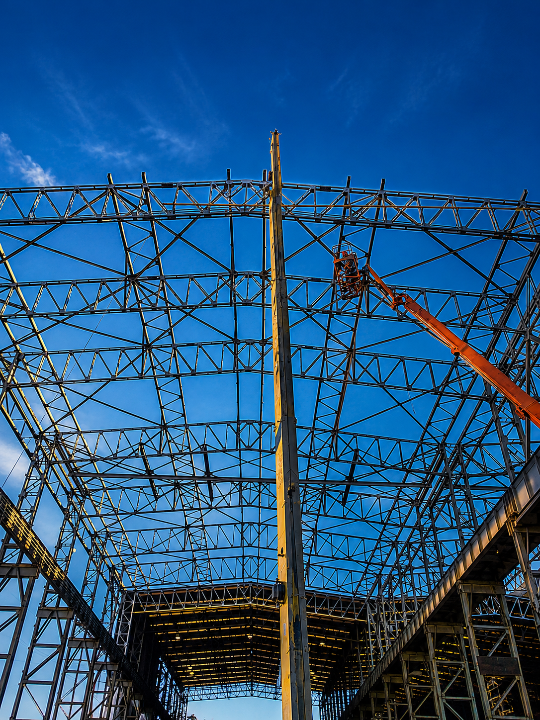 Estructura industrial para proyectos de ingeniería